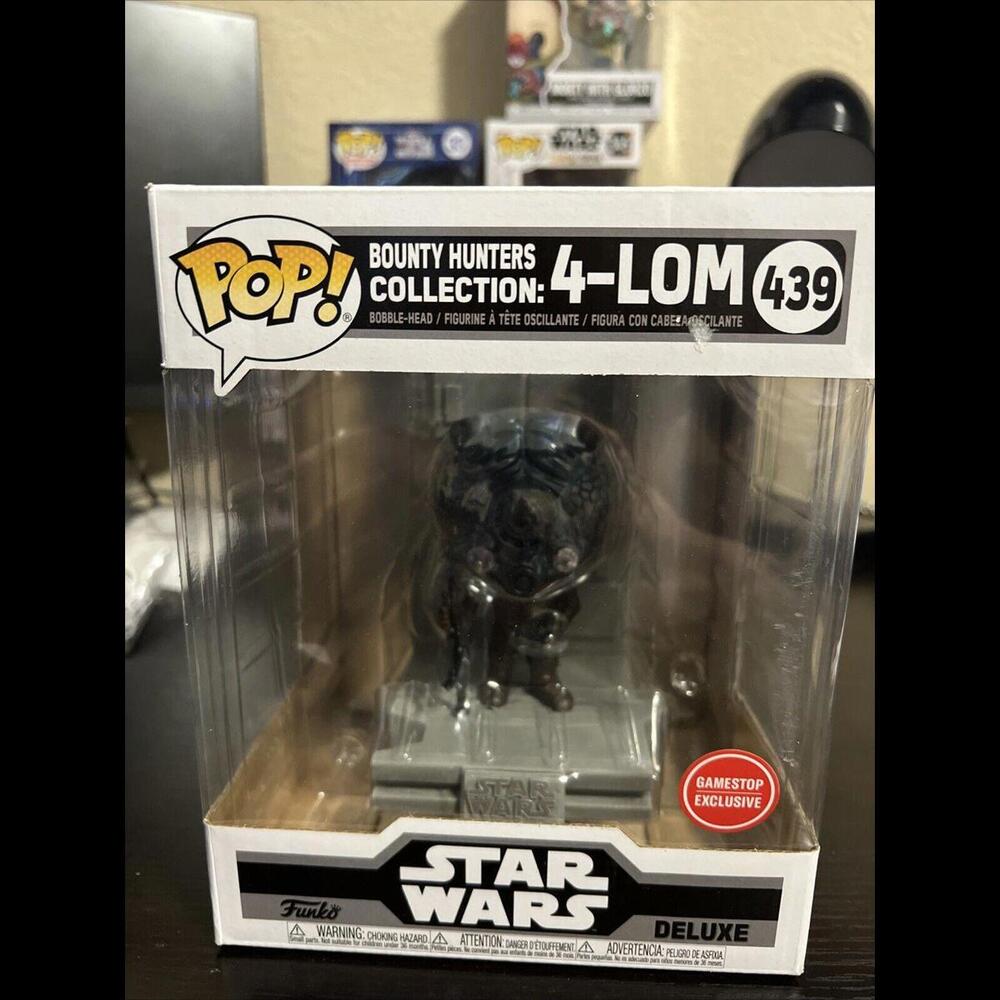 Funko POP! Star Wars: Bounty Hunters - 4-LOM #439 GameStop Exclusive